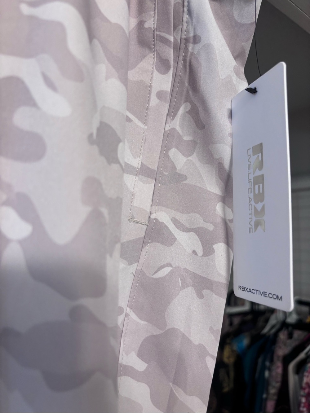 Light Camo Drawstring Joggers - Picture 3 of 4
